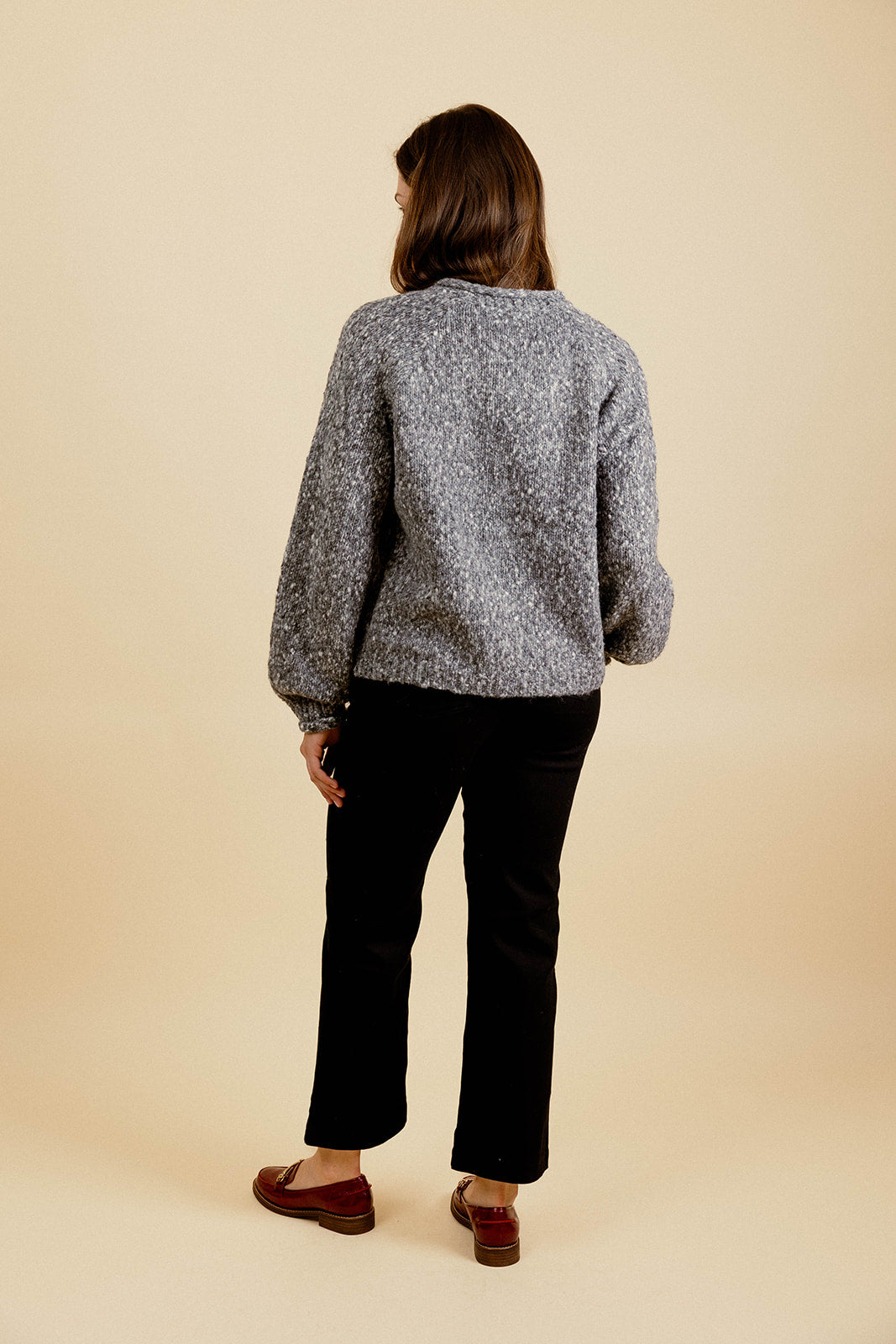 FLORENTINE CARDIGAN - BLACK