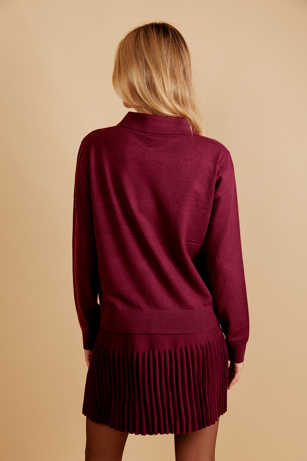 JUPE COURTE AURORELYS - VIOLINE