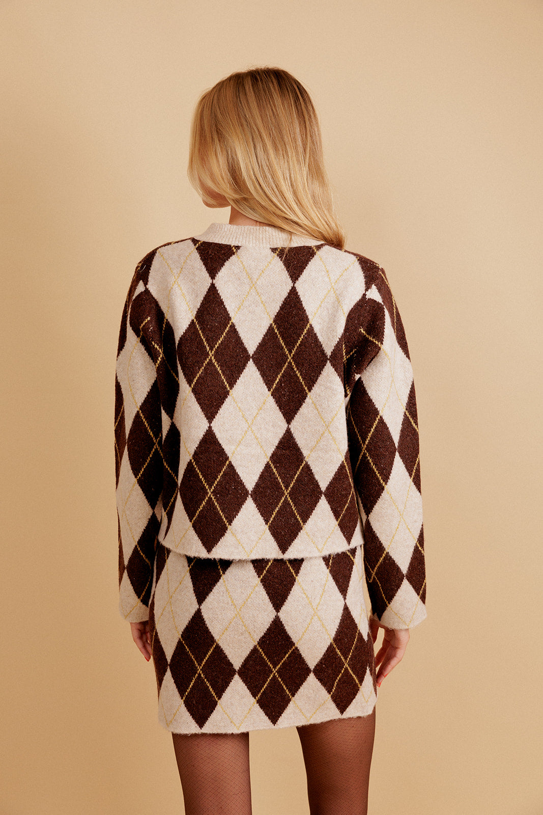 CARDIGAN LYSIANNE - MARRON