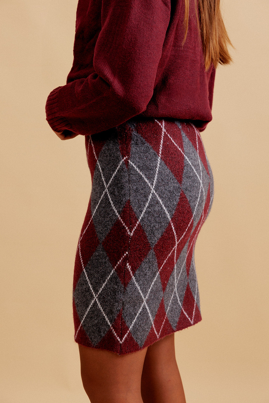 JUPE COURTE VESPERA - BORDEAUX