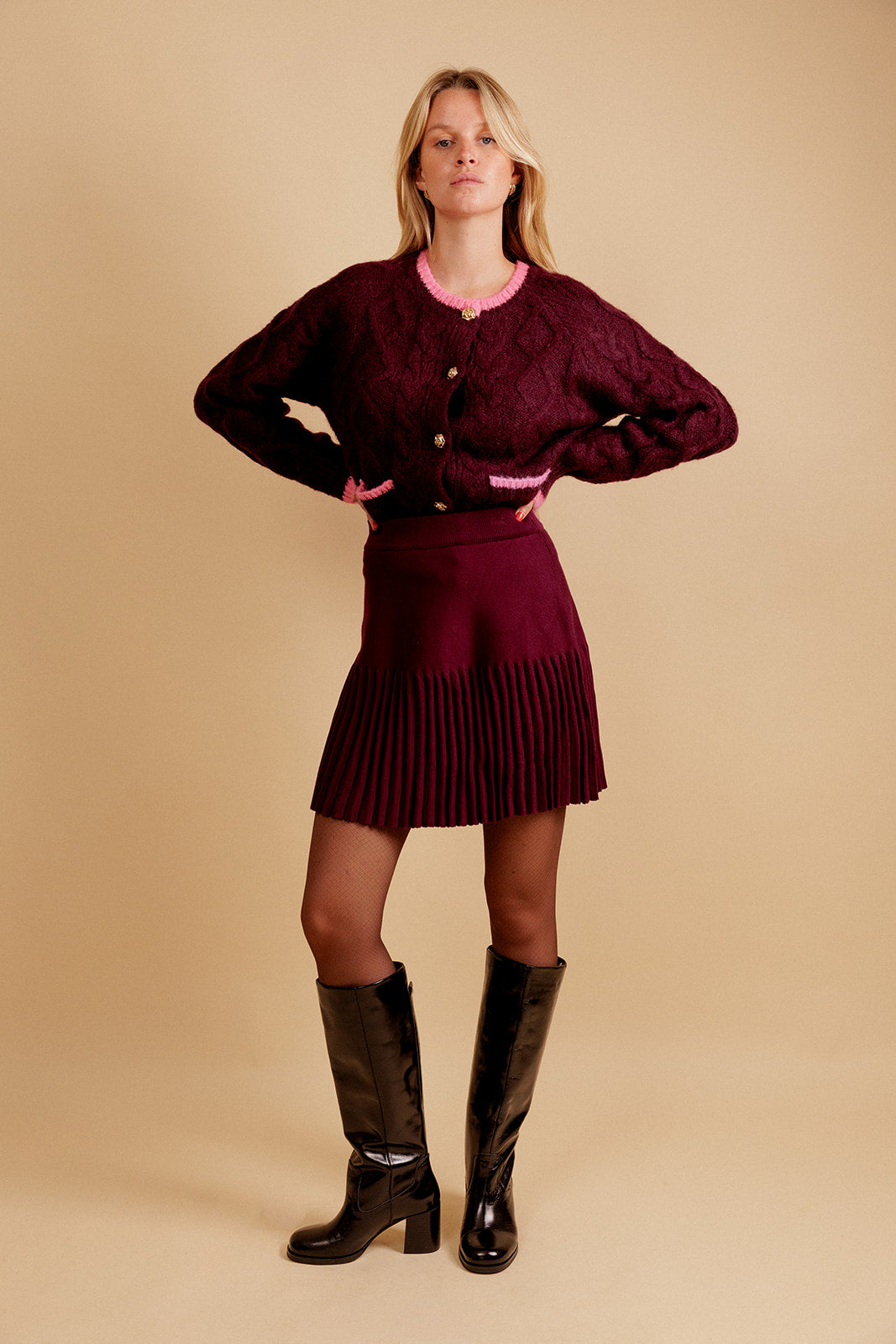 CARDIGAN MÉLUSINE - VIOLINE