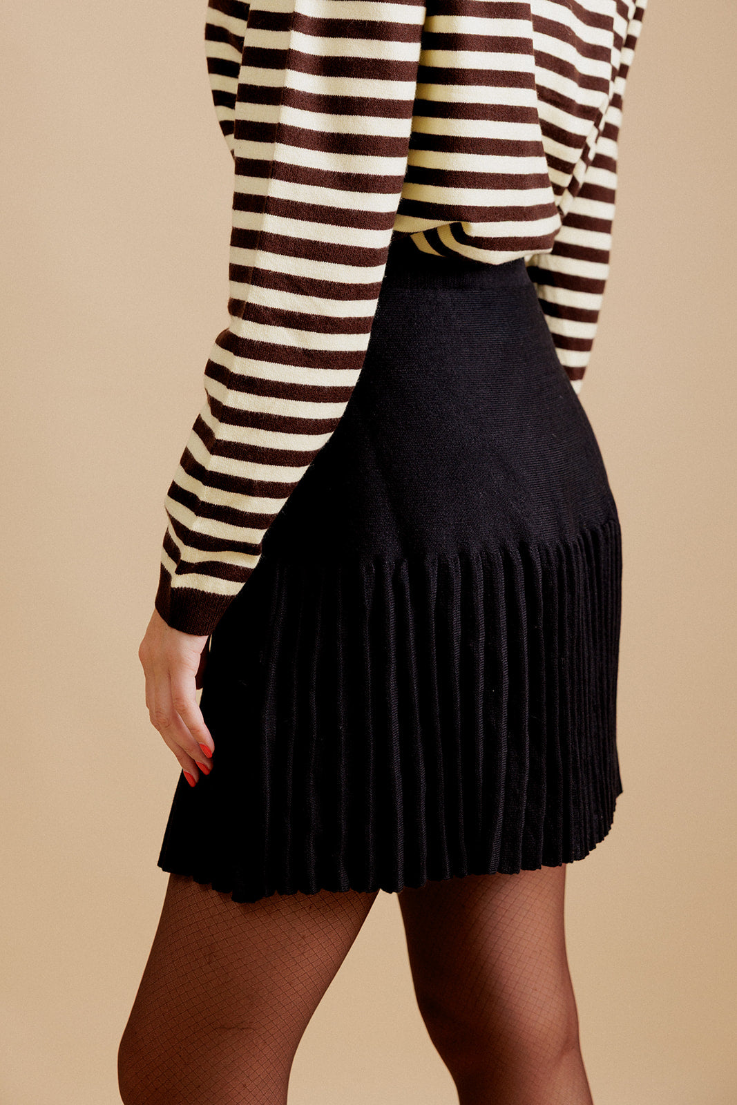 JUPE COURTE AURORELYS - NOIR