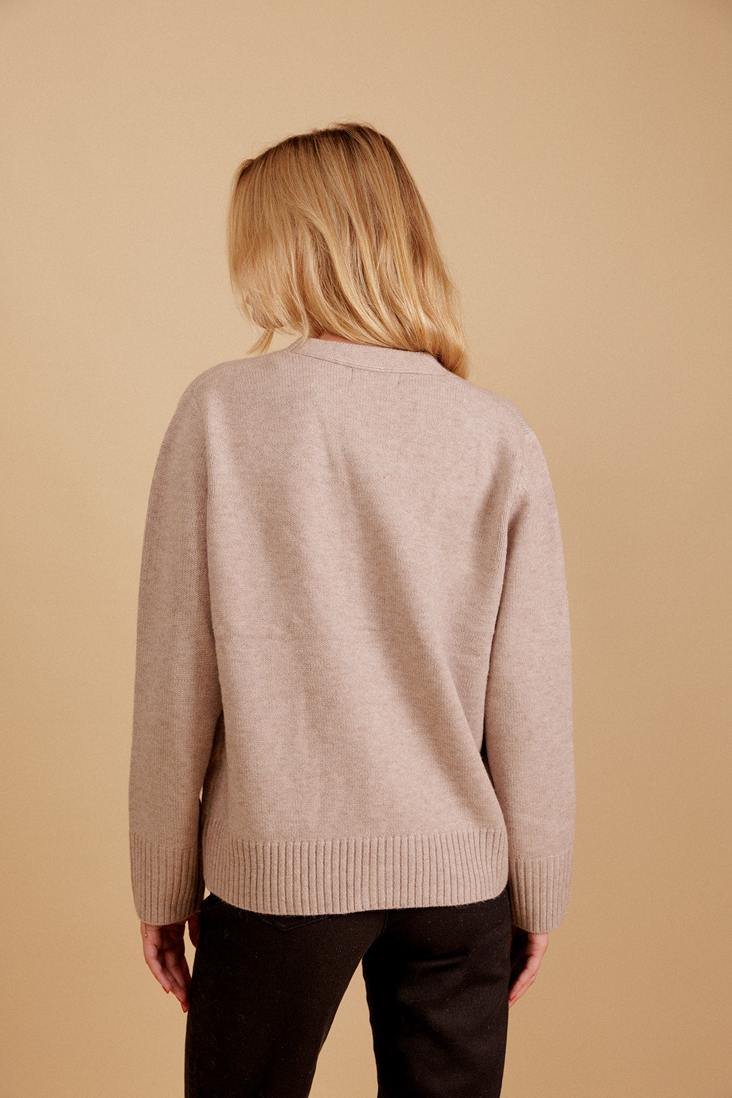 CARDIGAN ERYNE - TAUPE