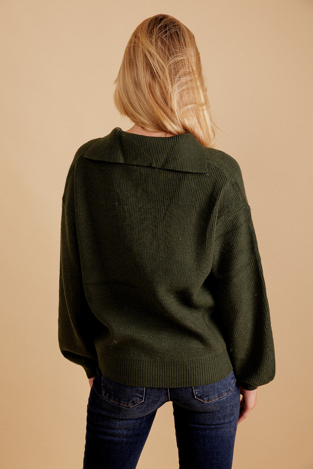 PULL CAMIONNEUR ALHÉNA - KAKI