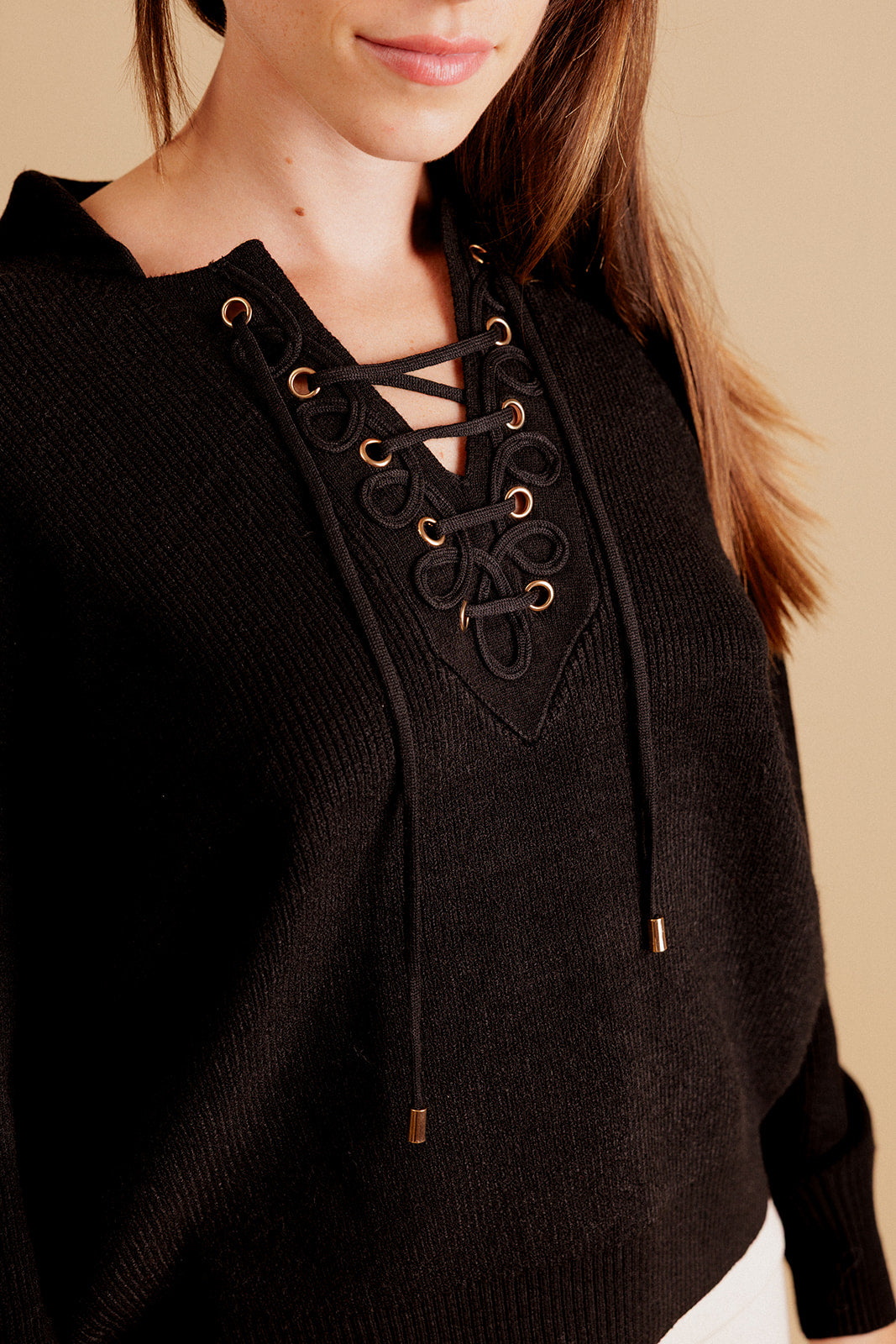 PULL CAMIONNEUR ALHÉNA - NOIR