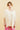 STEPH - Pull Ivoire Uni Oversize Femme