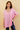 STEPH - Pull Rose Uni Oversize Femme