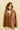 ELLIS - Gilet Blazer en Maille Femme couleur Tabac