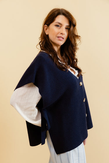 TOMMY - Gilet Marine sans Manches Femme