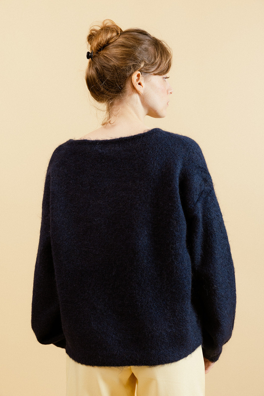 FLO - Pull Uni Marine à Col Bâteau