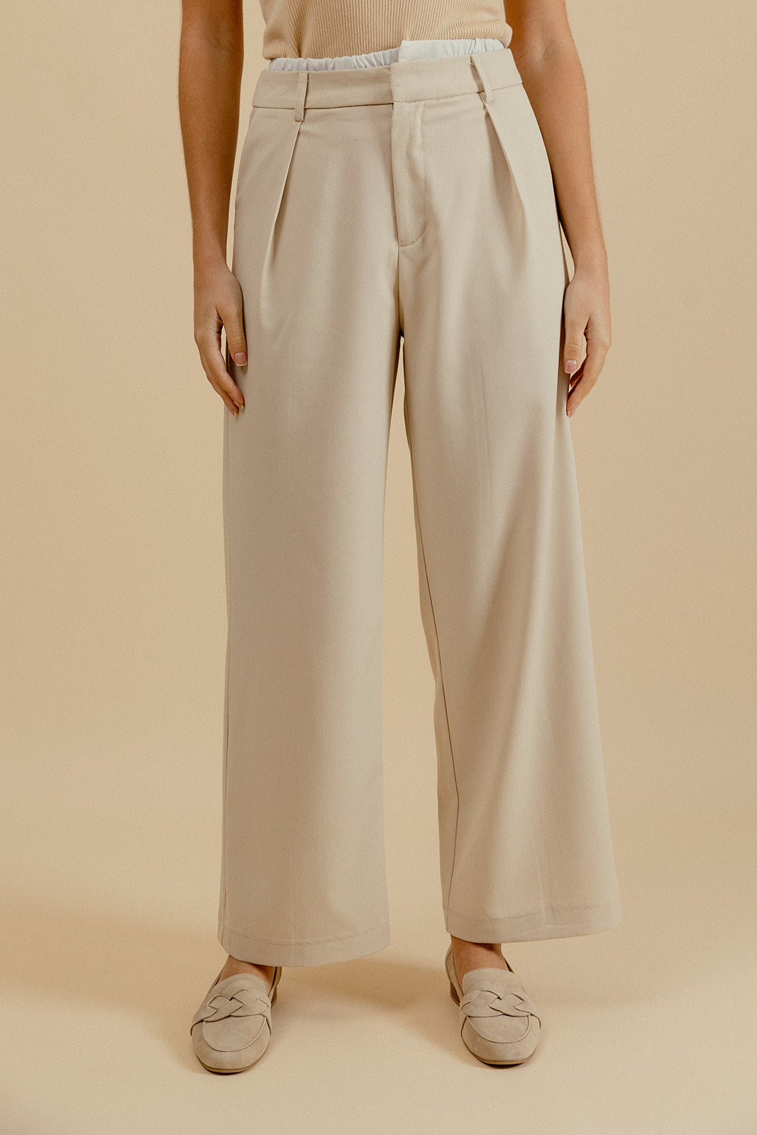 GABI PANTS - BEIGE