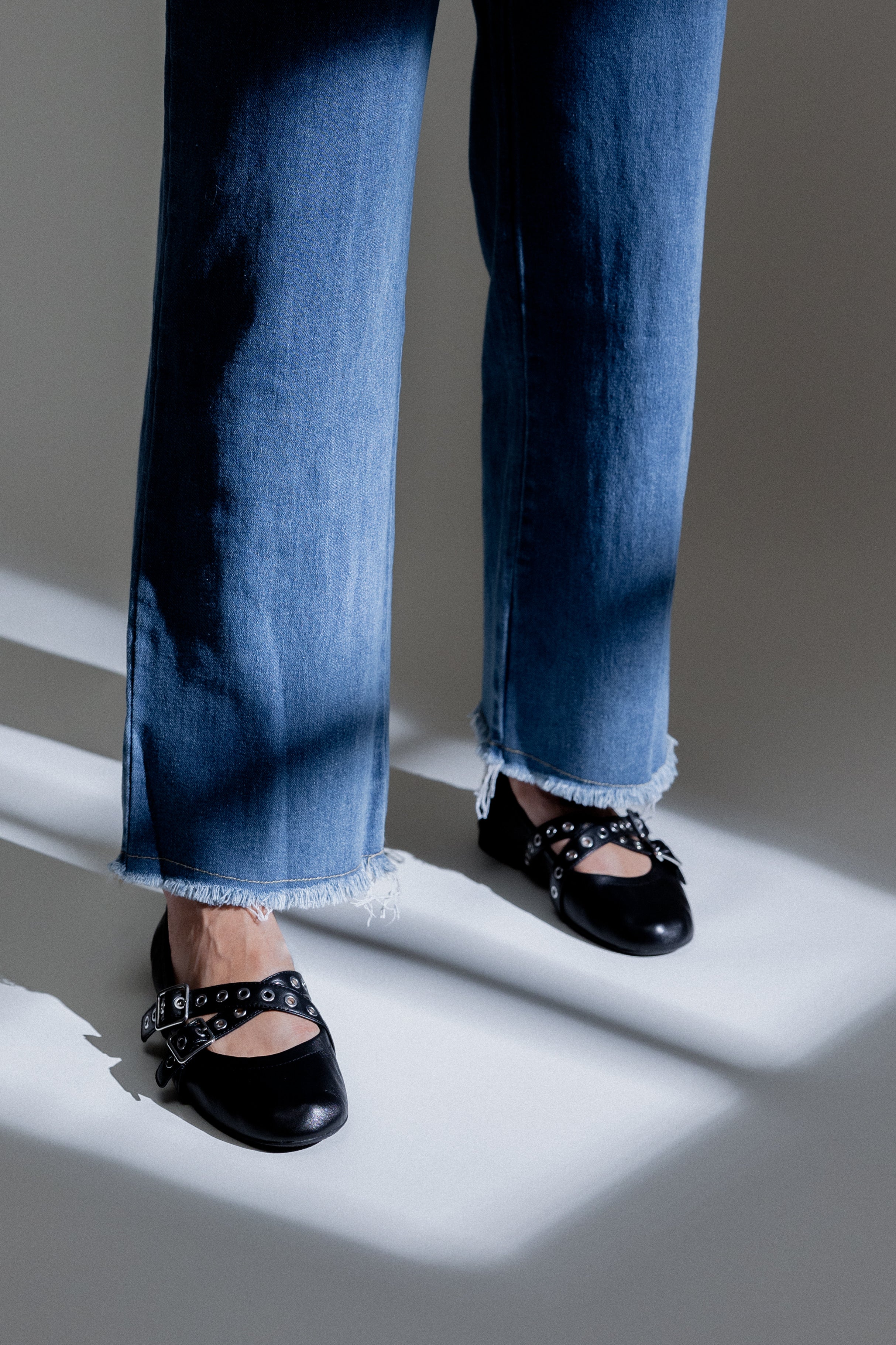 BALLERINES GAIA - NOIR