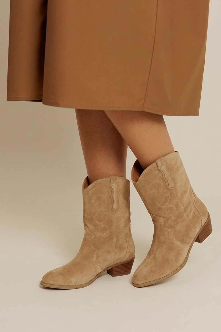 BOTTINES AJISAI - SABLE