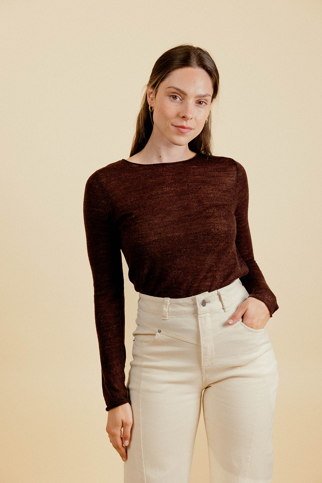 SOUS PULL GIORGIA - MARRON