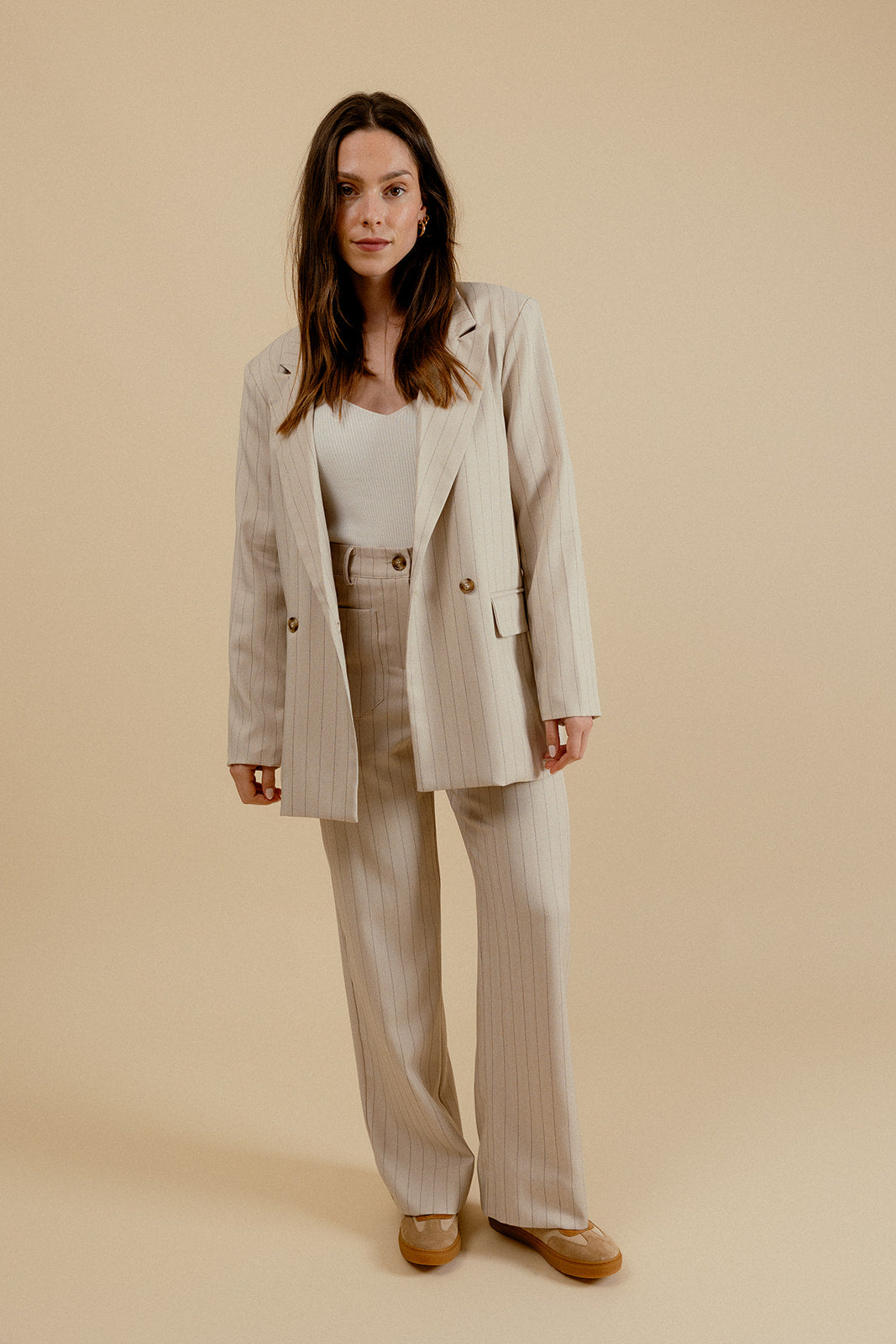 ISOLDE BLAZER - BEIGE