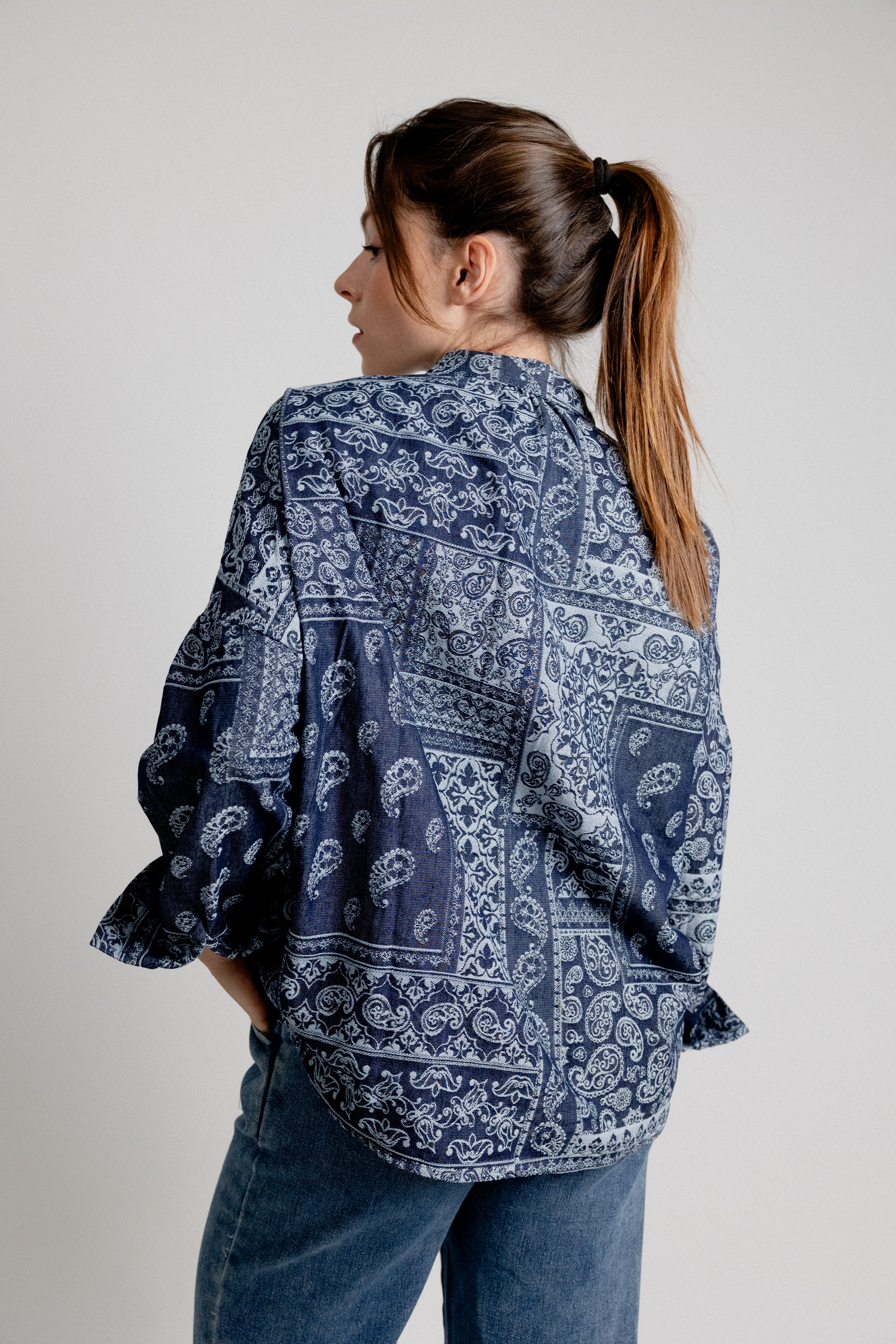 CHEMISE JANICE - BLEU