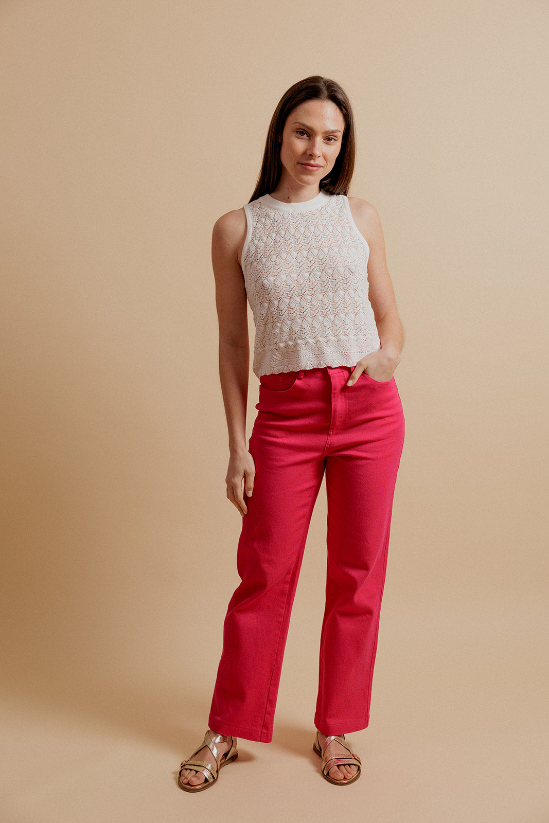 PANTALON JANINE - FUSCHIA