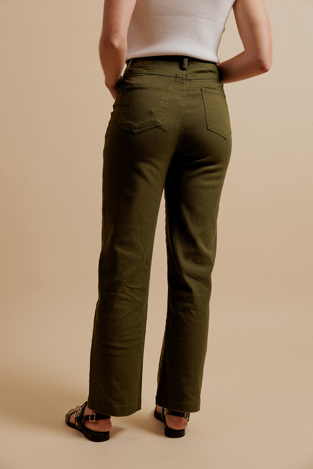 JANINE PANTS - KHAKI