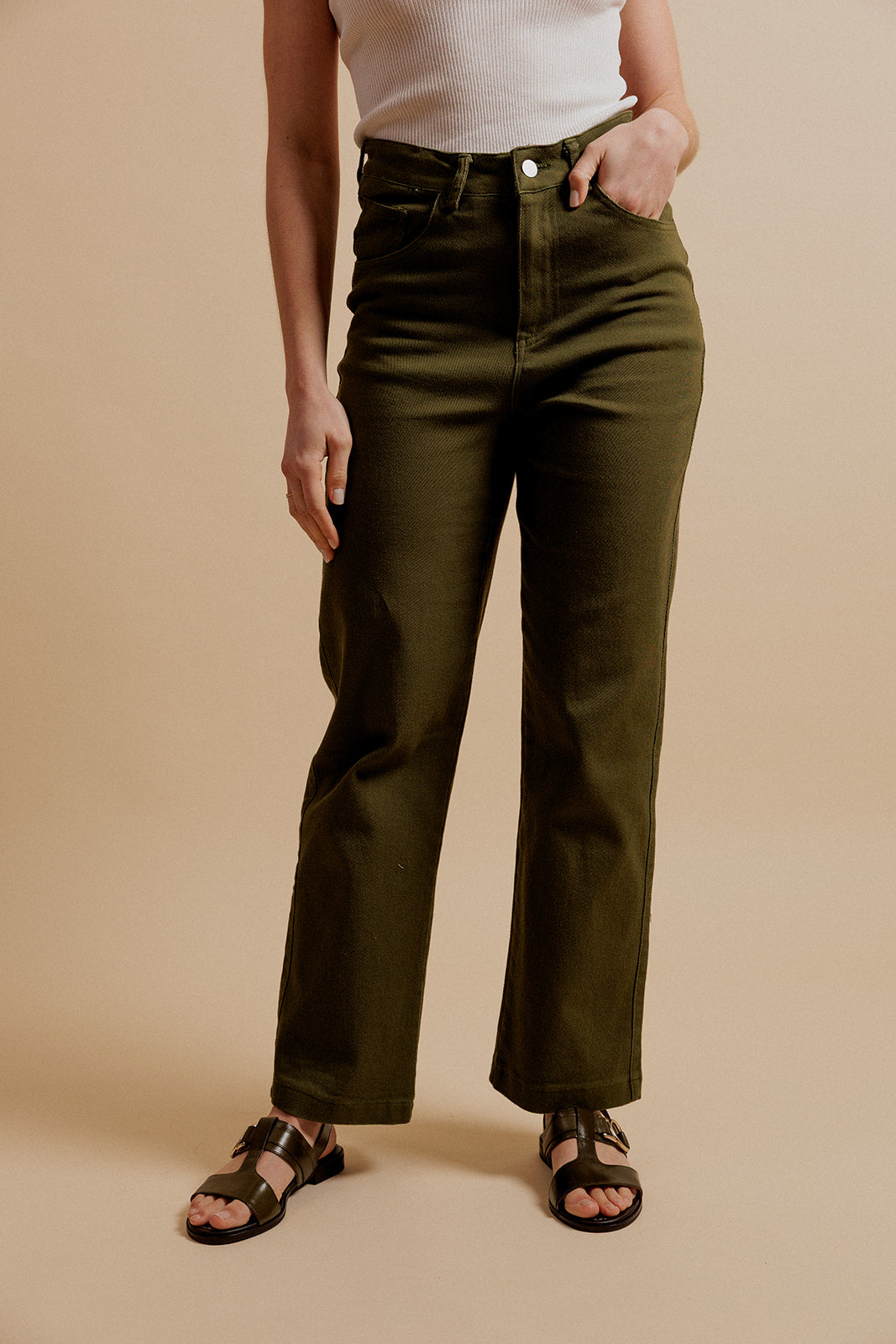 PANTALON JANINE - KAKI