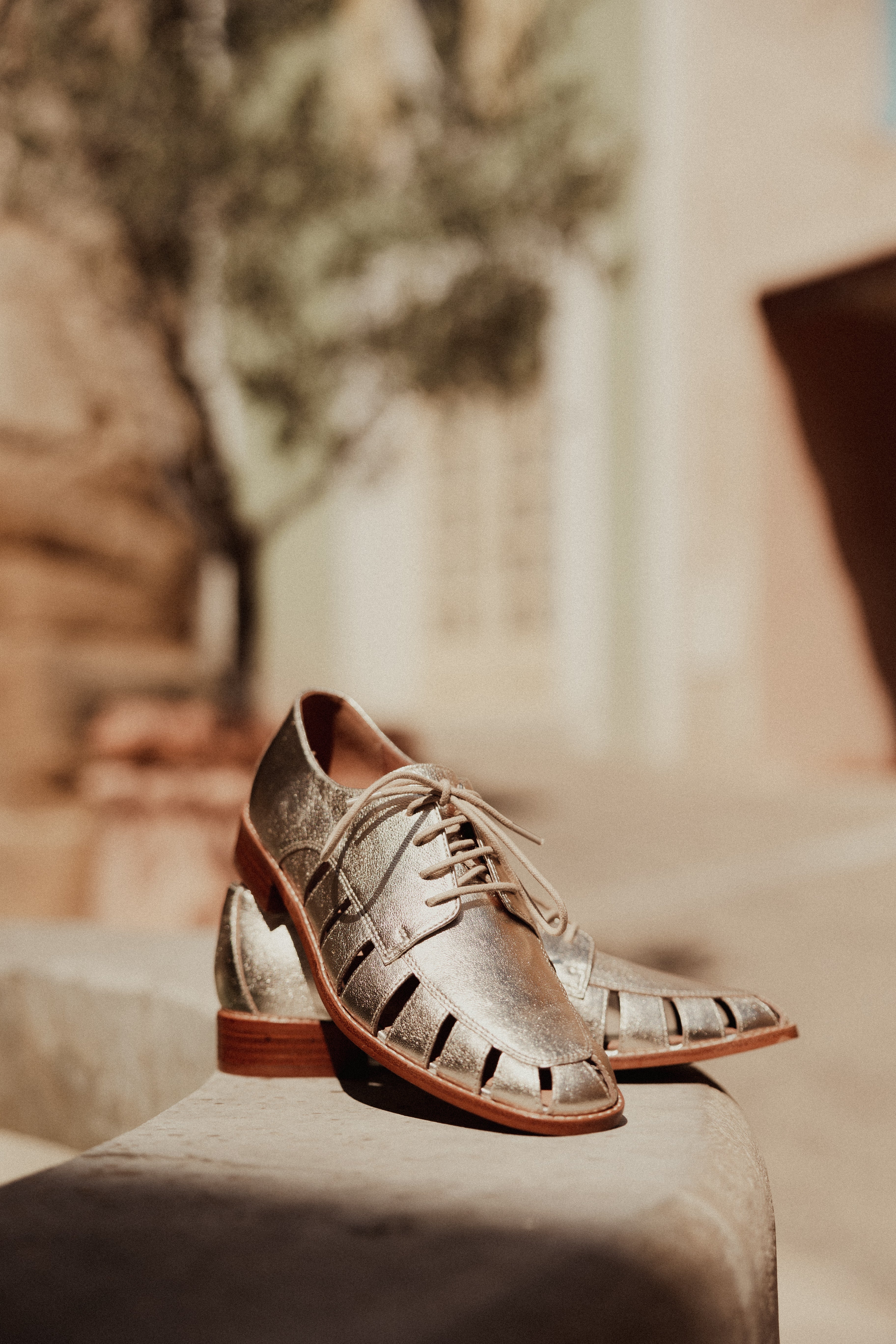 DERBIES JEANIE - Platine