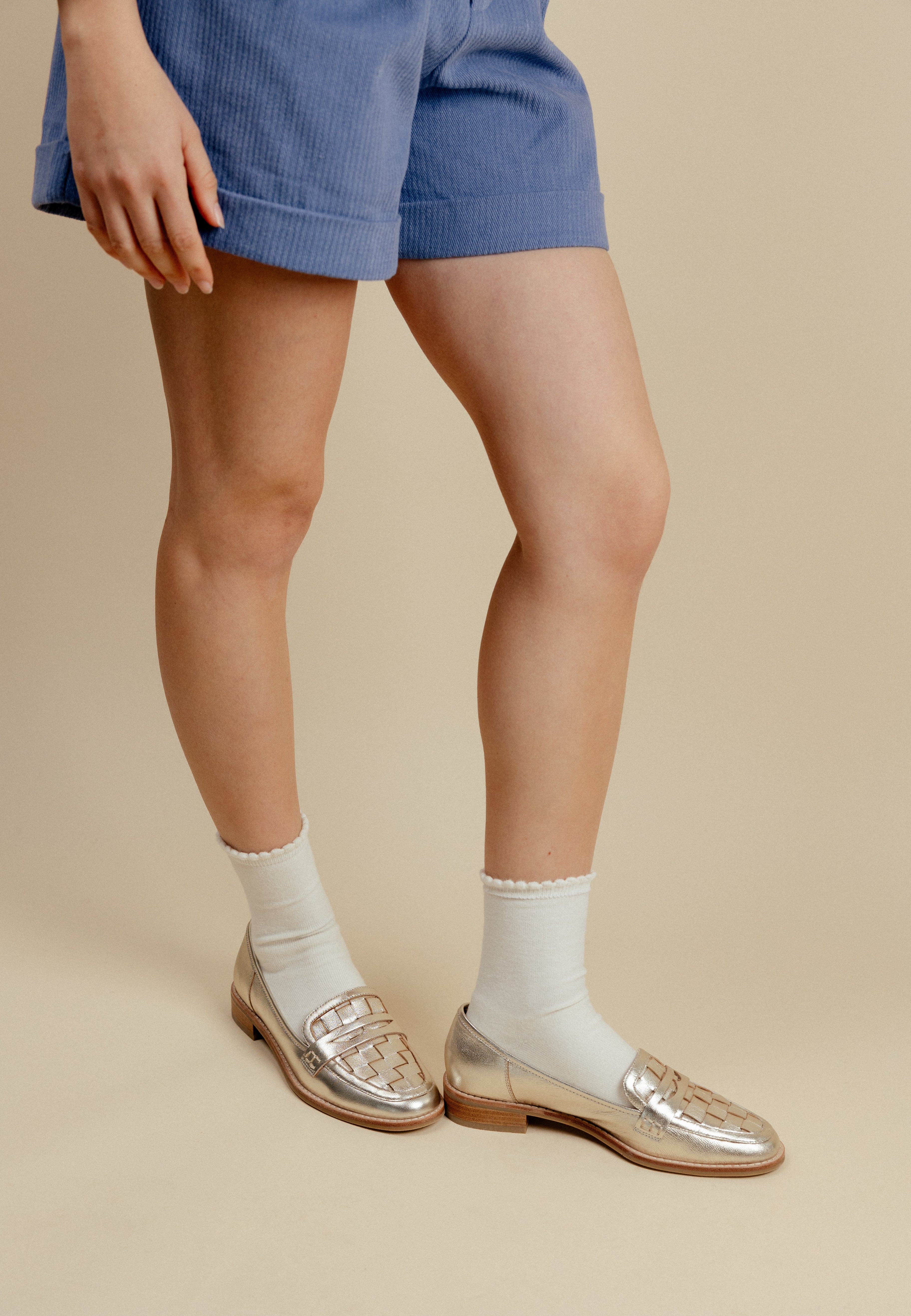 JIJI MOCCASINS - PLATINUM