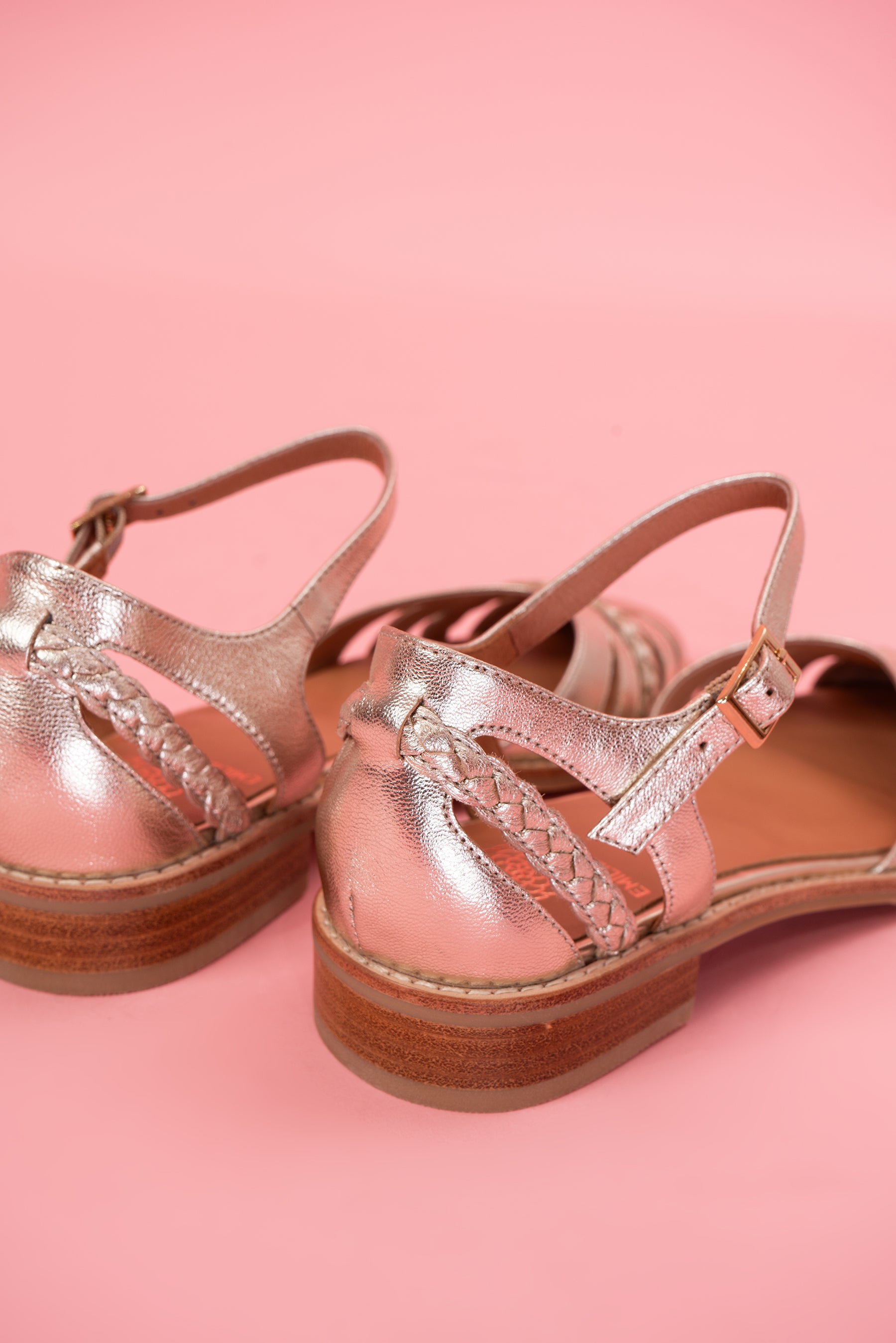 SANDALES JINETTE - PLATINE