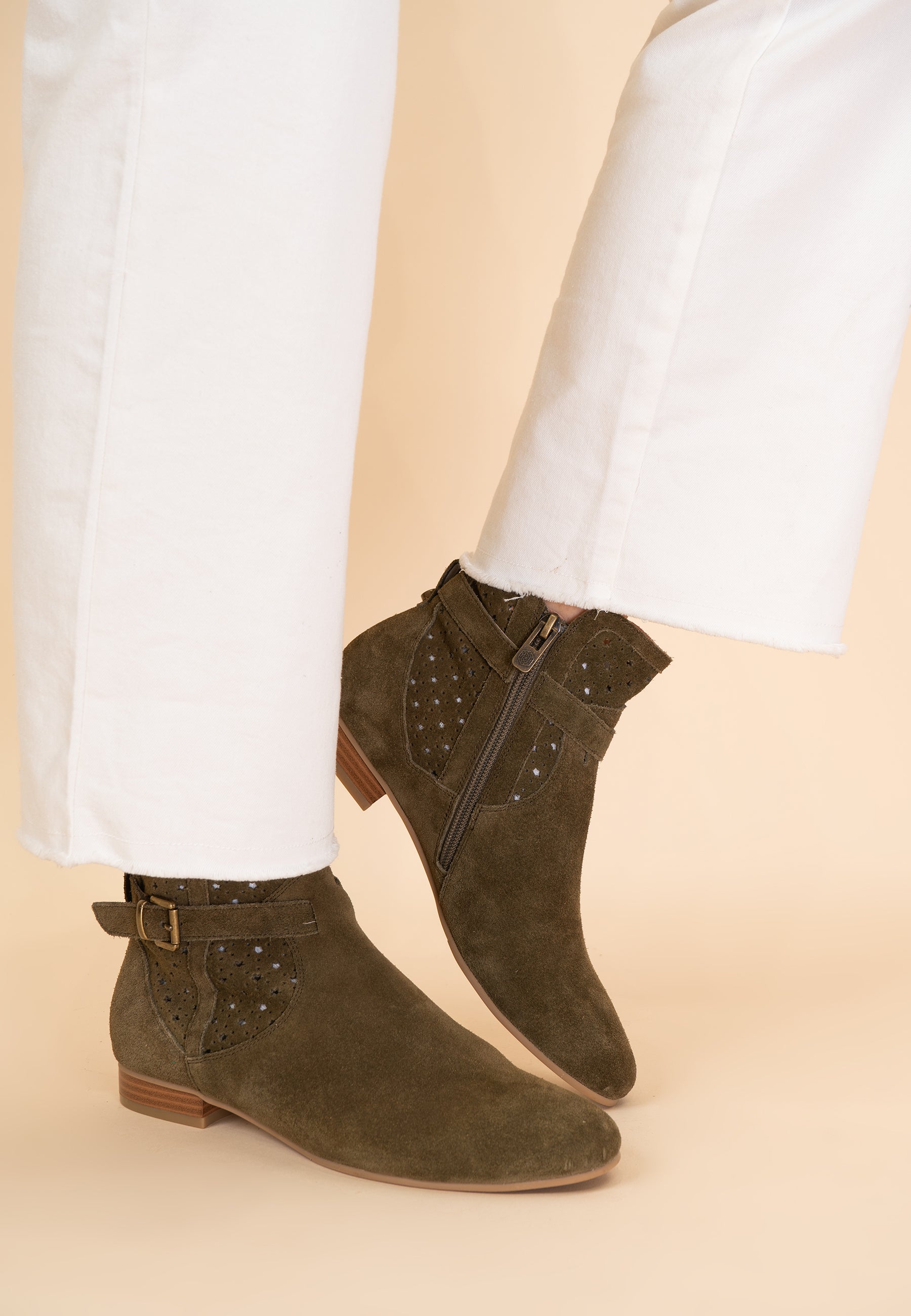 JOSEE ANKLE BOOTS - KHAKI