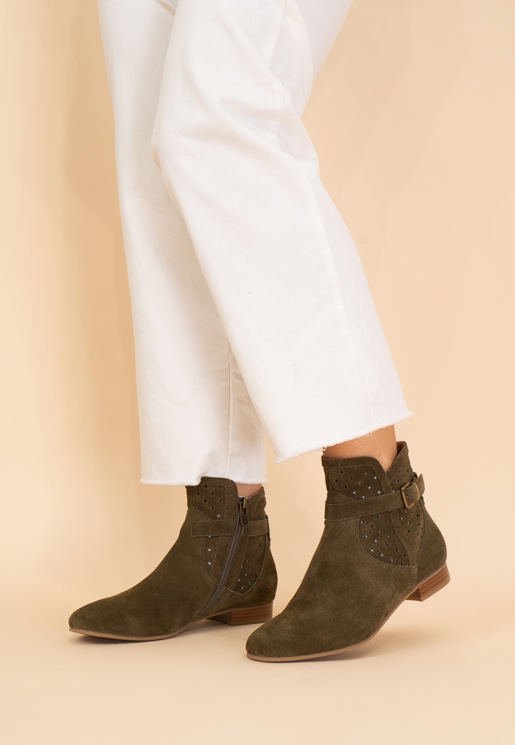 JOSEE ANKLE BOOTS - KHAKI