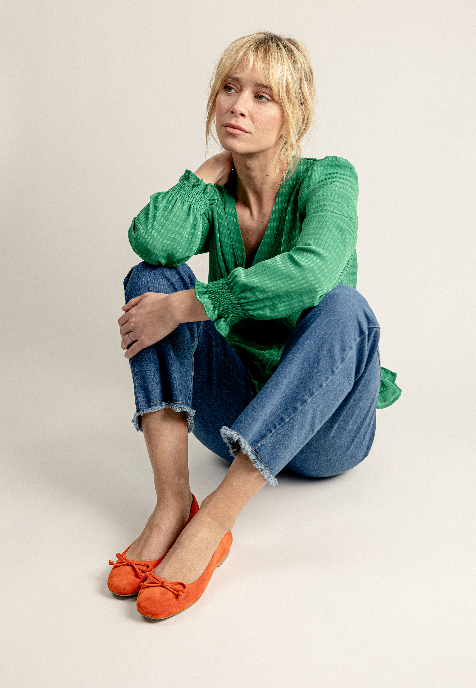 BALLERINES JULINE - ORANGE