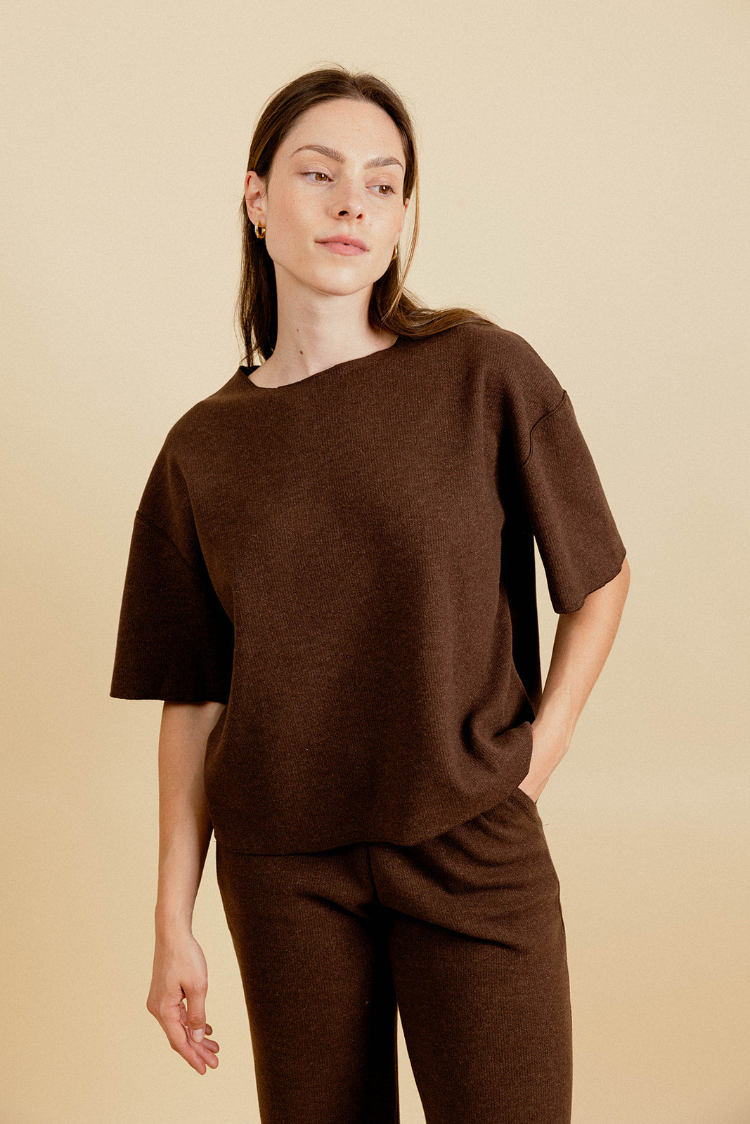 TOP KATE - BROWN