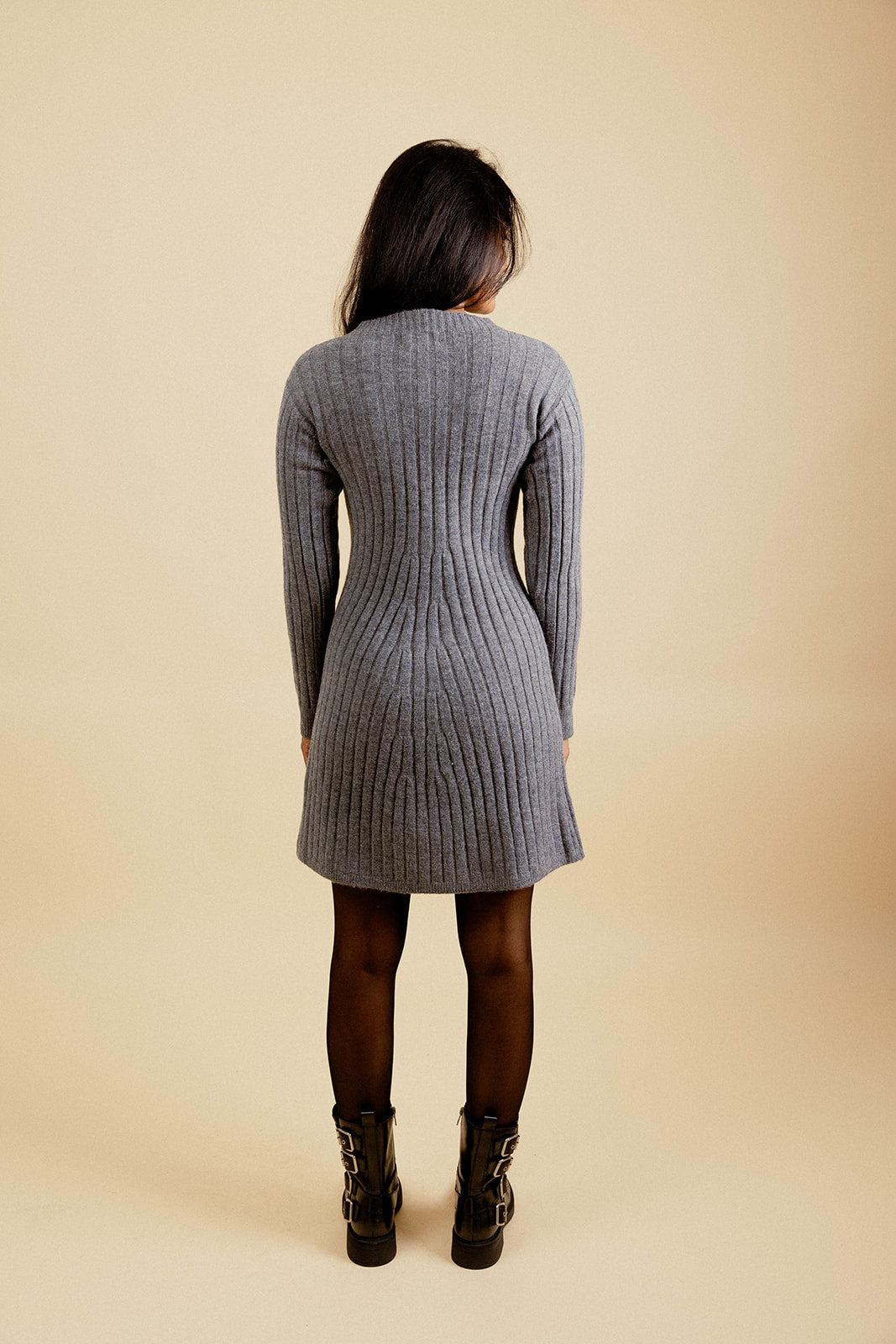LALY DRESS - GREY
