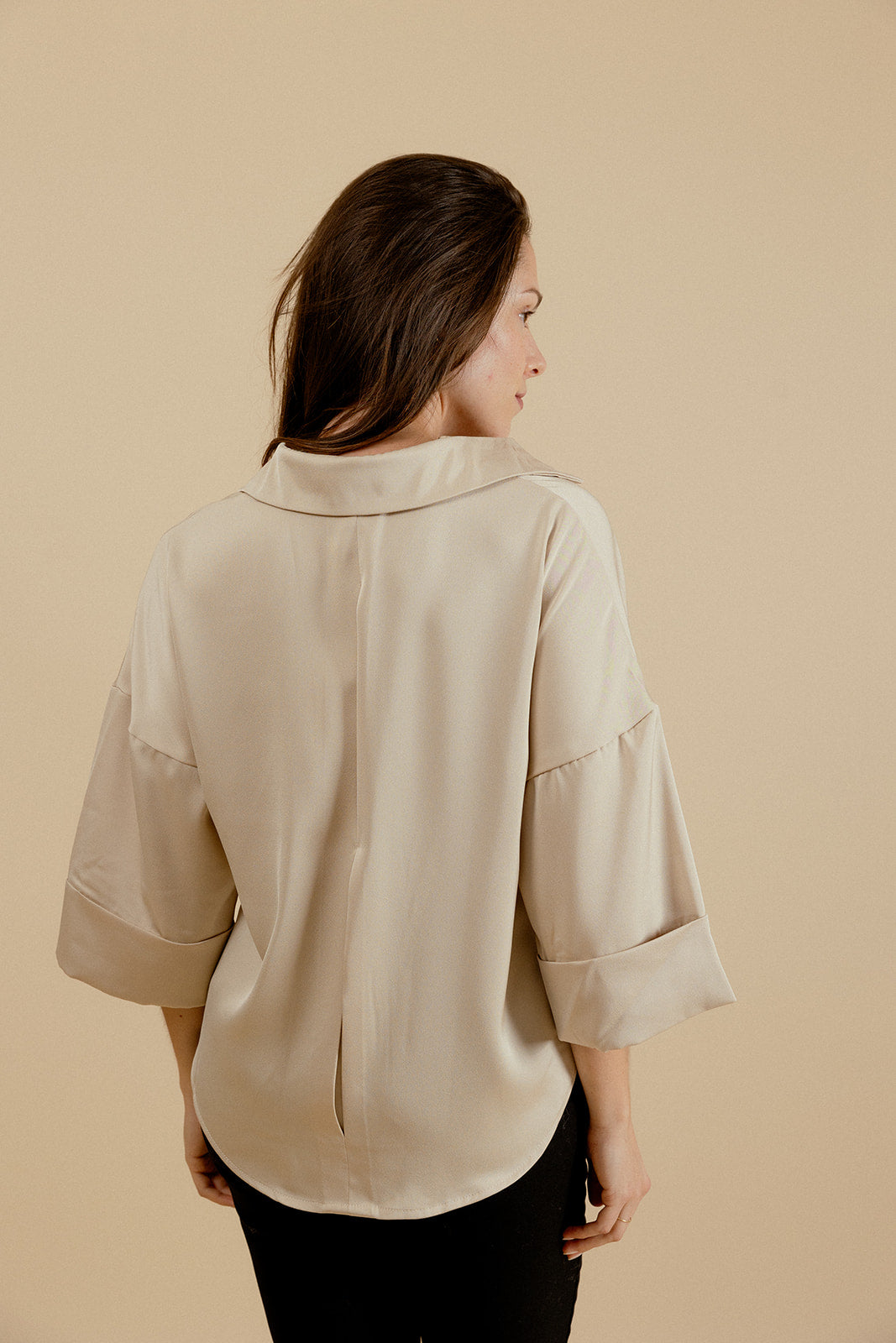 LEANDRE BLOUSE - BEIGE