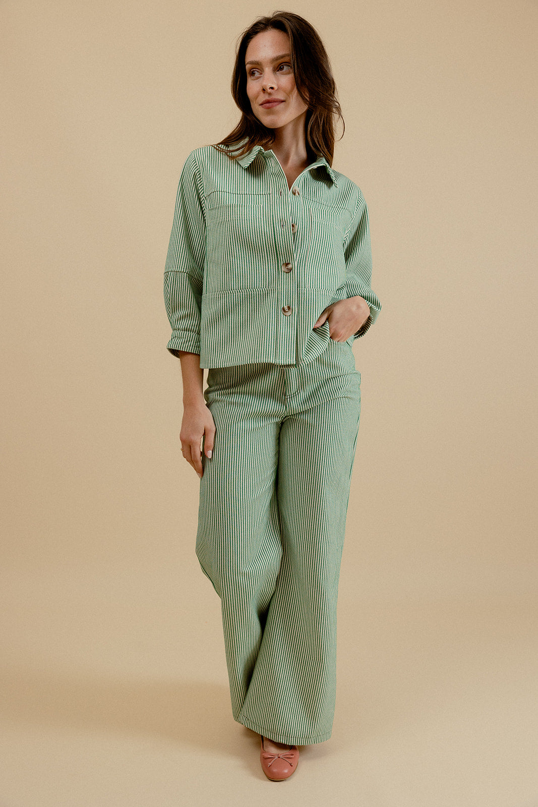 PANTALON LEON - VERT