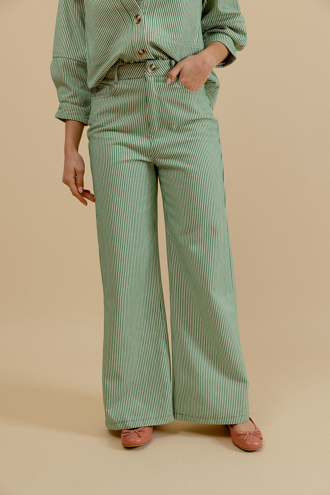 PANTALON LEON - VERT