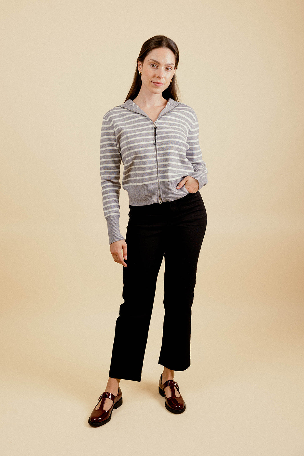 LIO CARDIGAN - GREY
