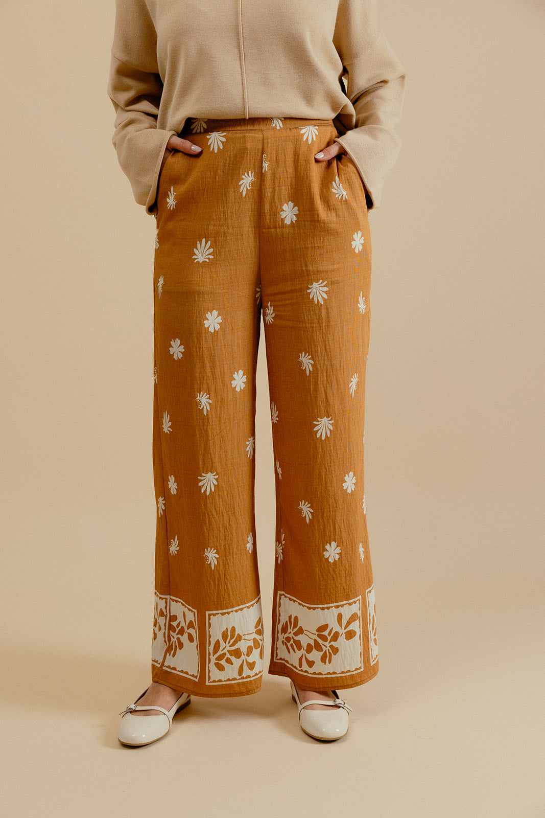 PANTALON LIOR - CAMEL