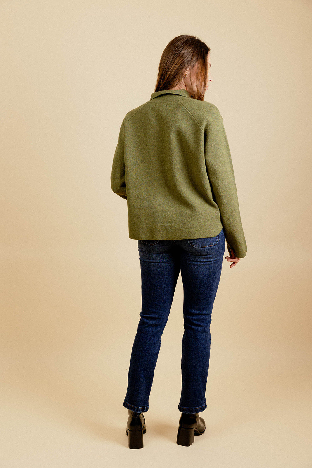LIORAN CARDIGAN - GREEN