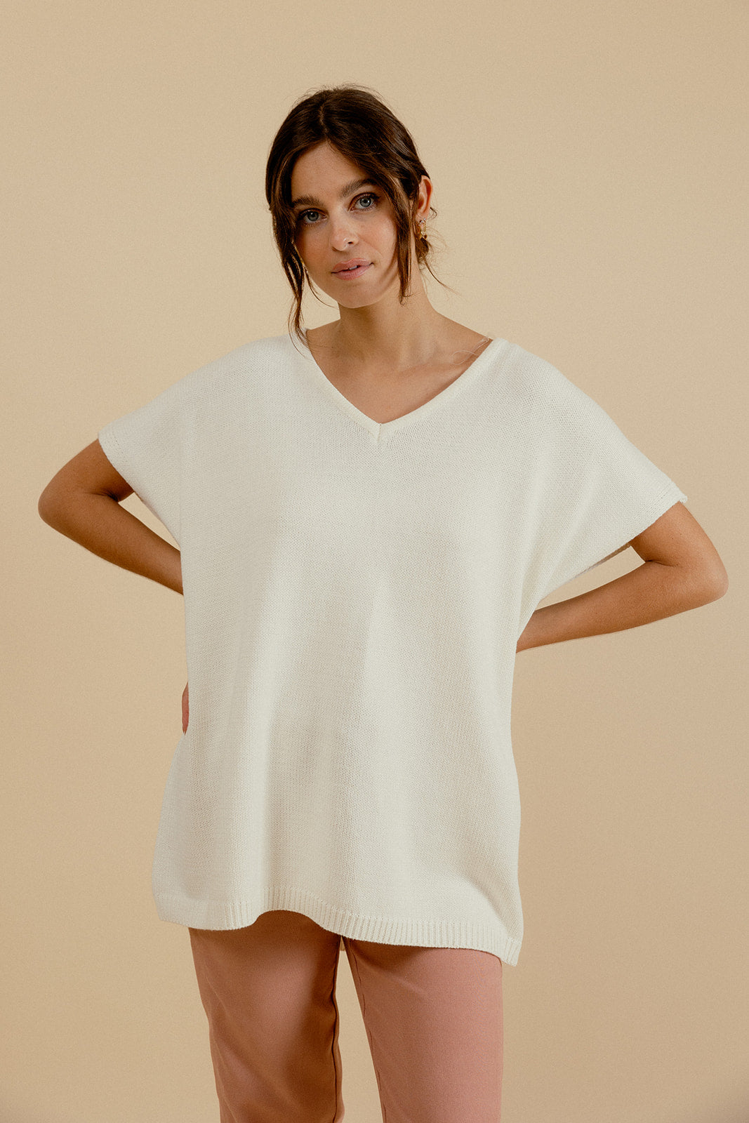 PULL LORIANE - ÉCRU