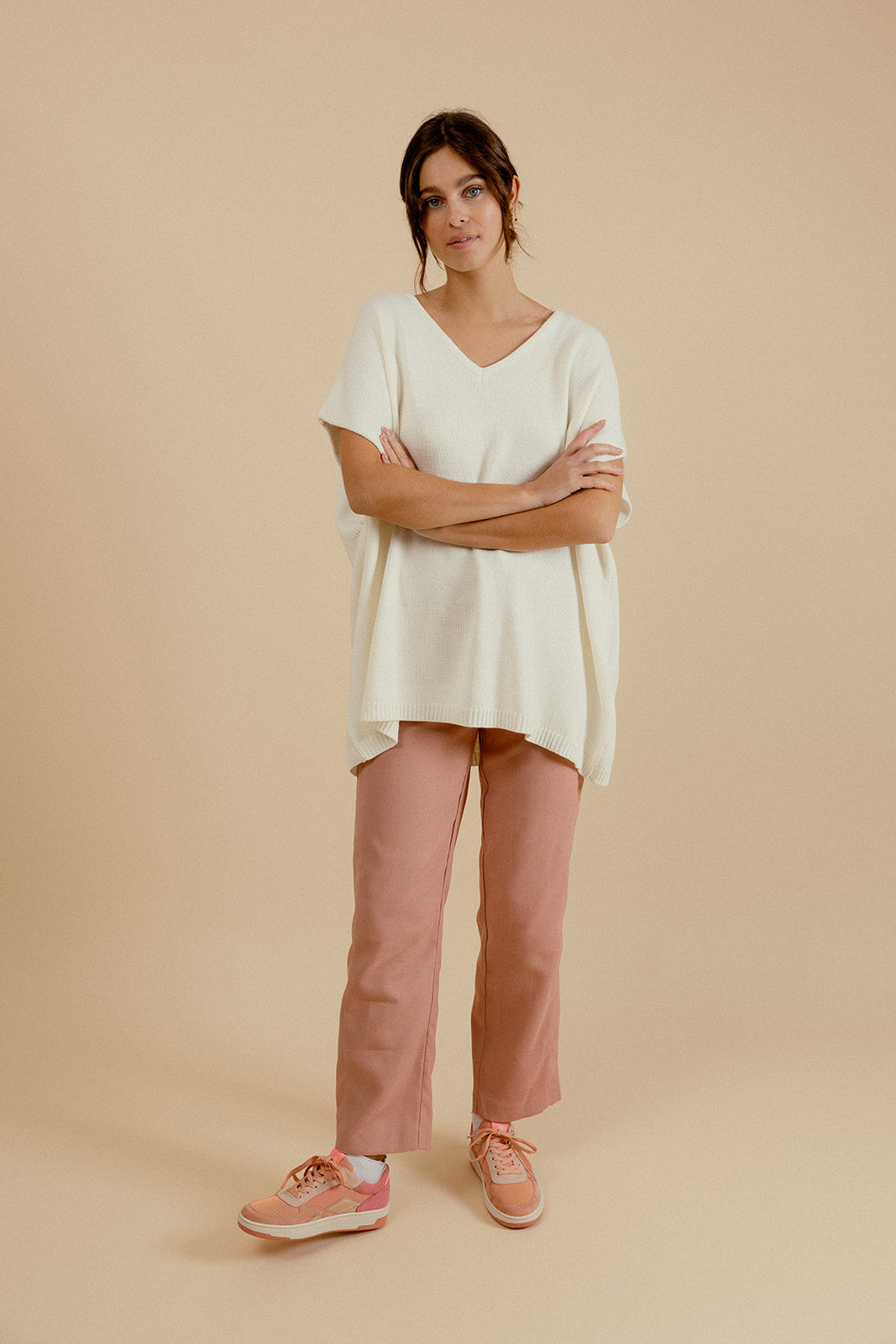 PANTALON SANDRO - ROSE