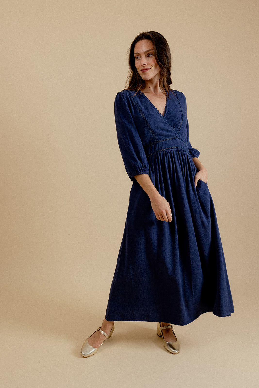 ROBE LYSANDRE - MARINE