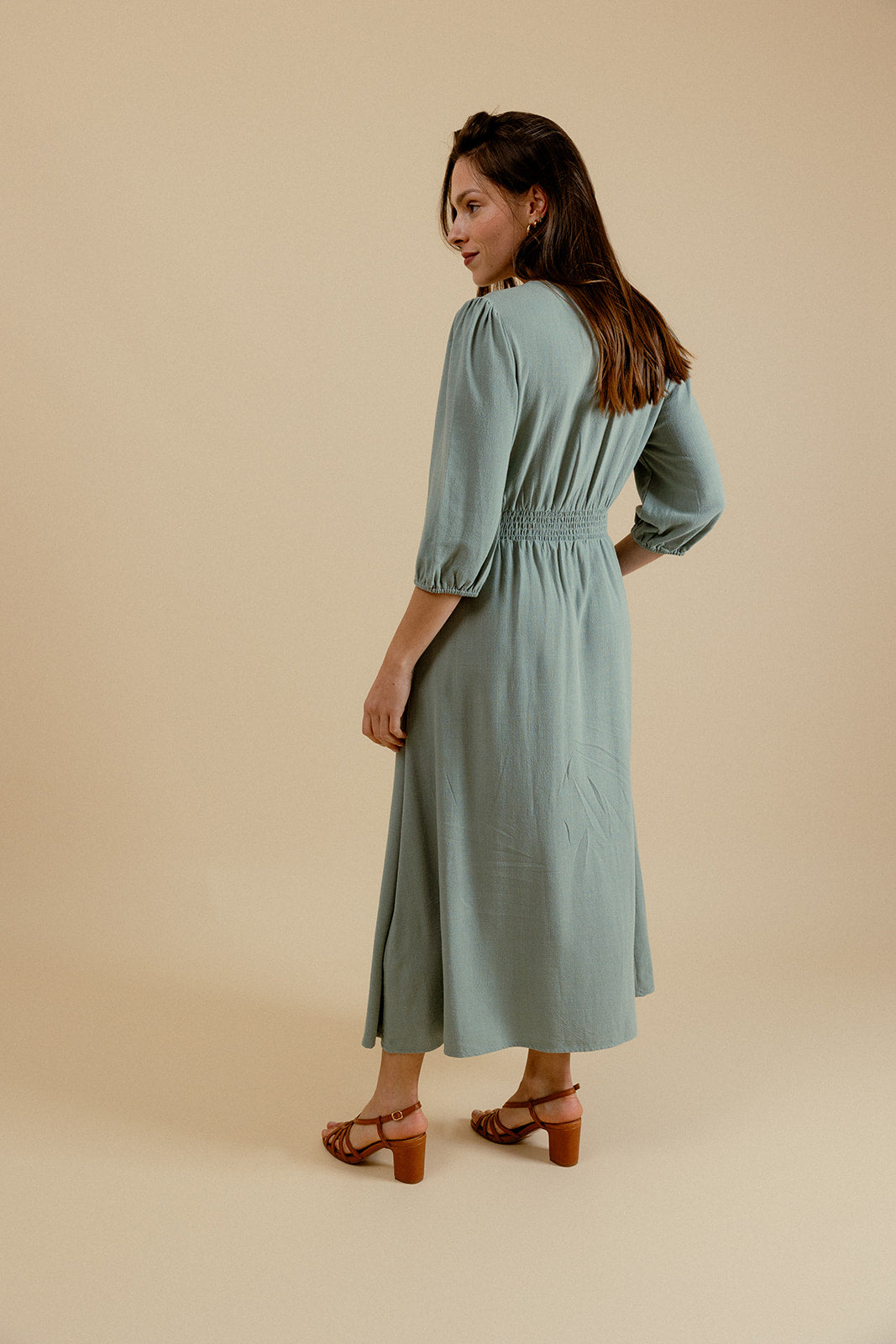 ROBE LYSANDRE - VERT