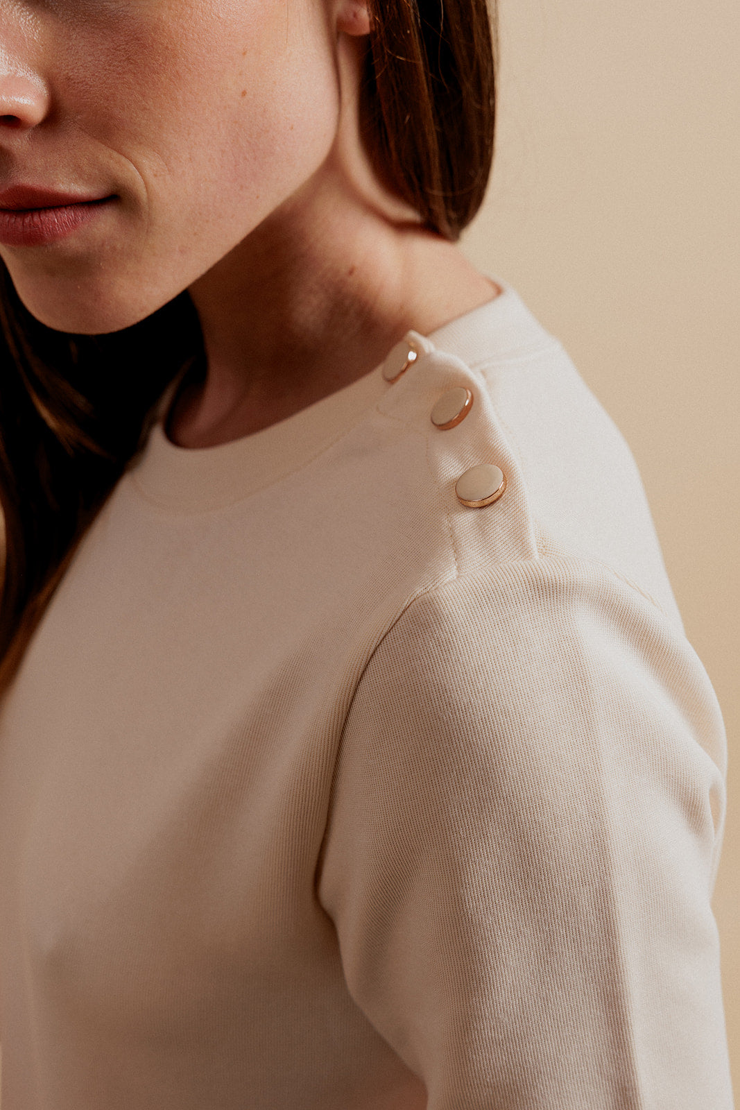 MARJOLAINE LONG DRESS - BEIGE