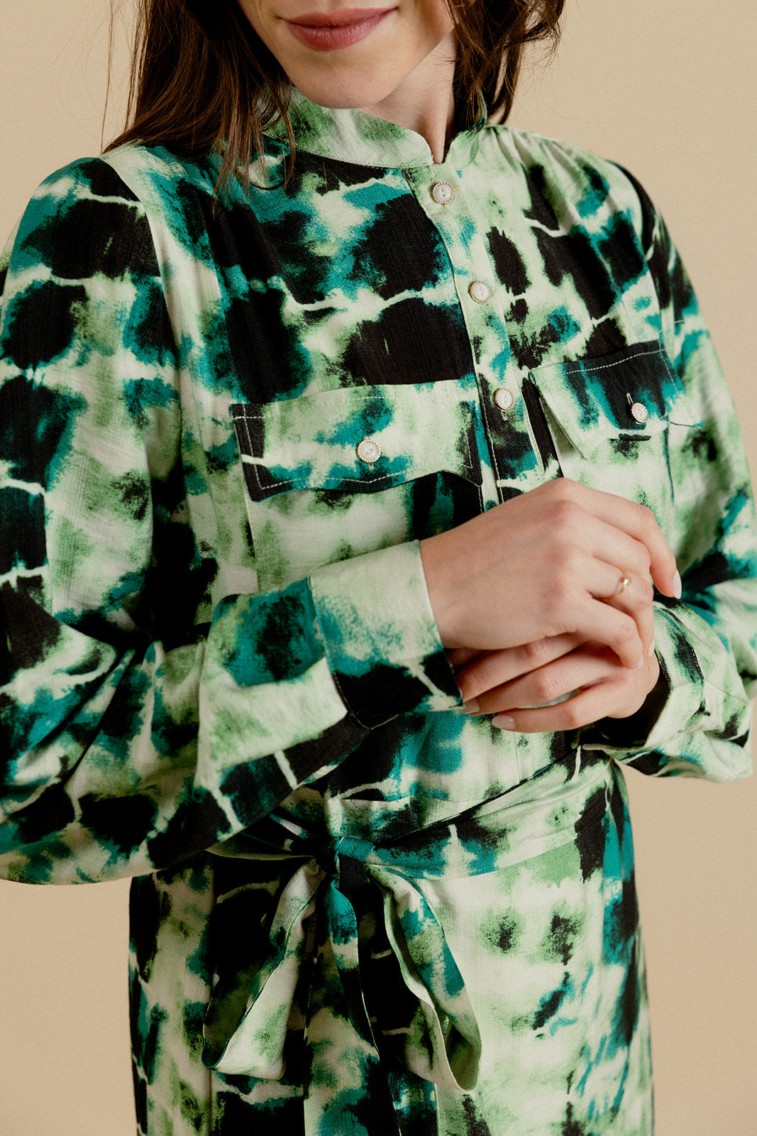 MAÏA BLOUSE - GREEN