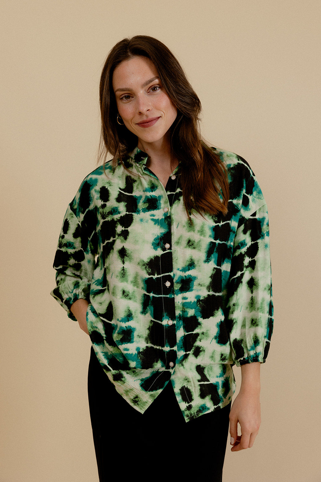 MAÏA BLOUSE - GREEN