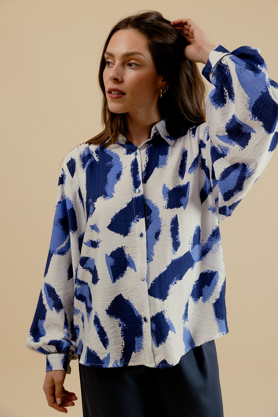 MARGUERITE SHIRT - BLUE