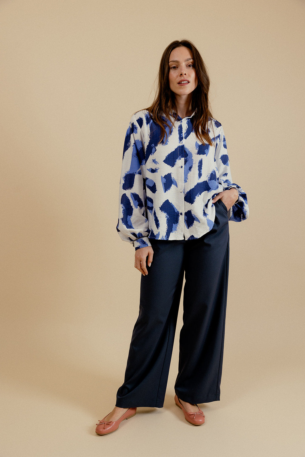 MARGUERITE SHIRT - BLUE