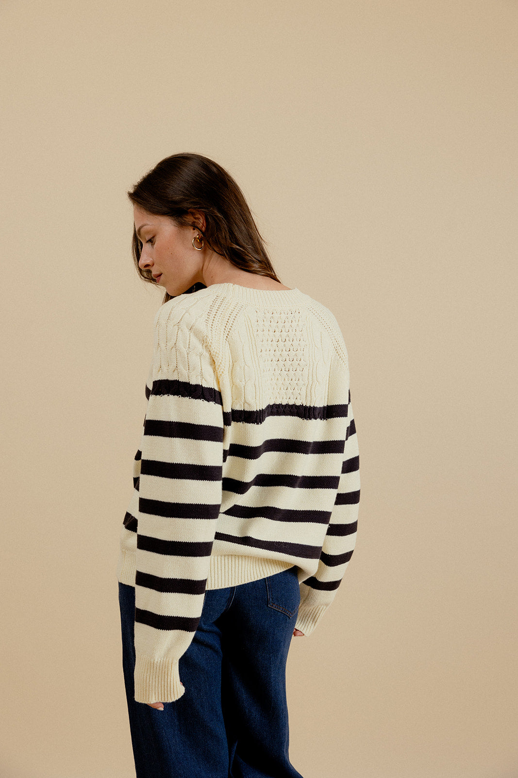 PULL MARIN - BLEU