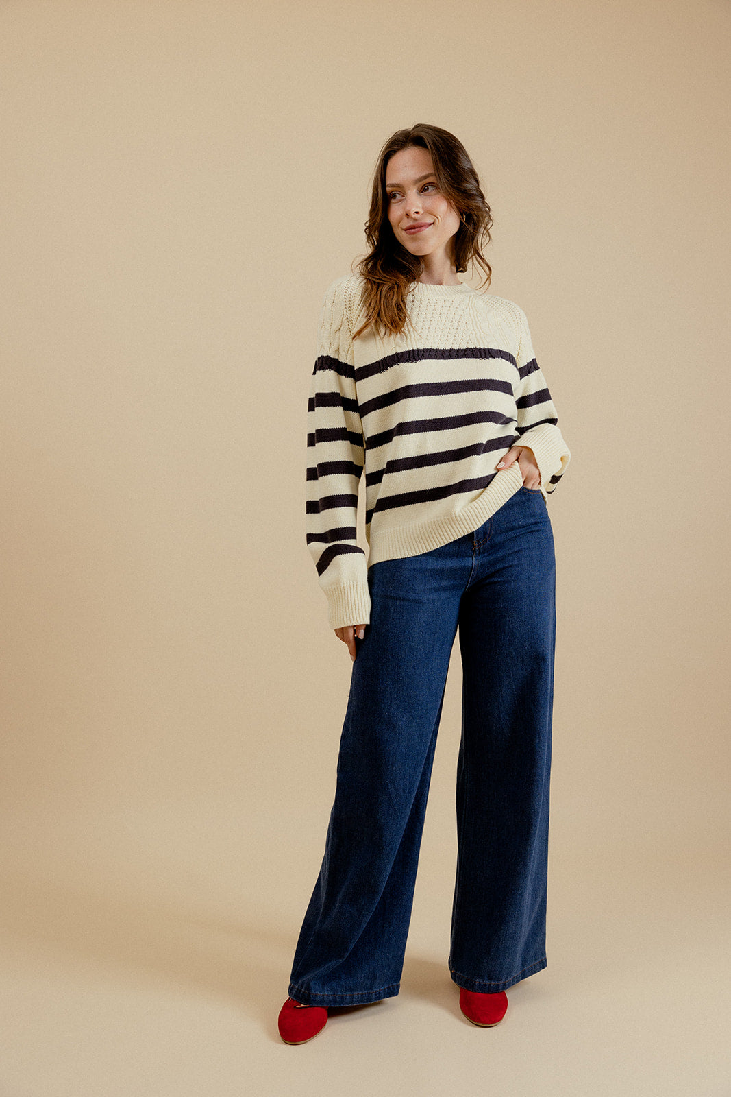 PULL MARIN - BLEU