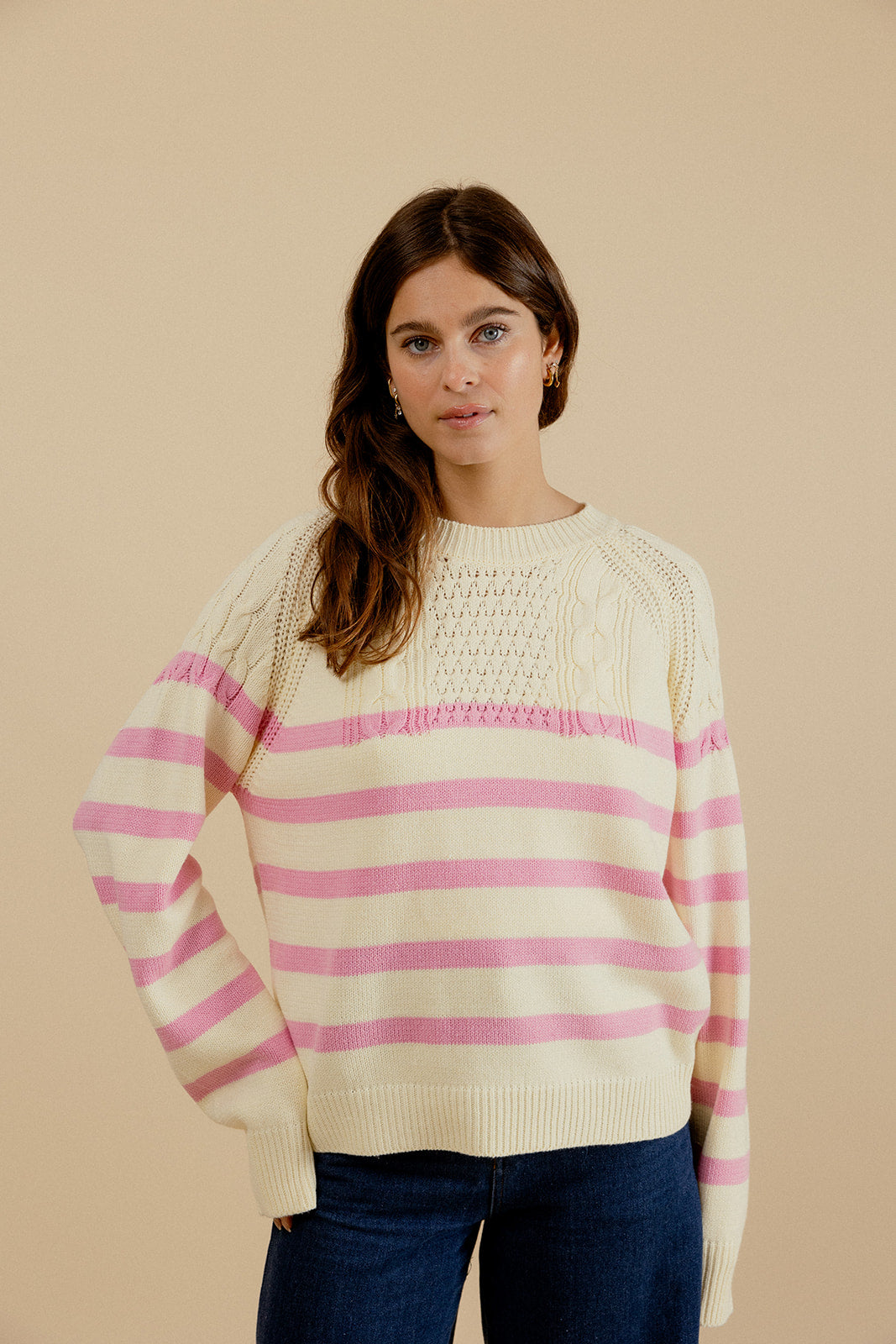 SAILOR SWEATER - PINK