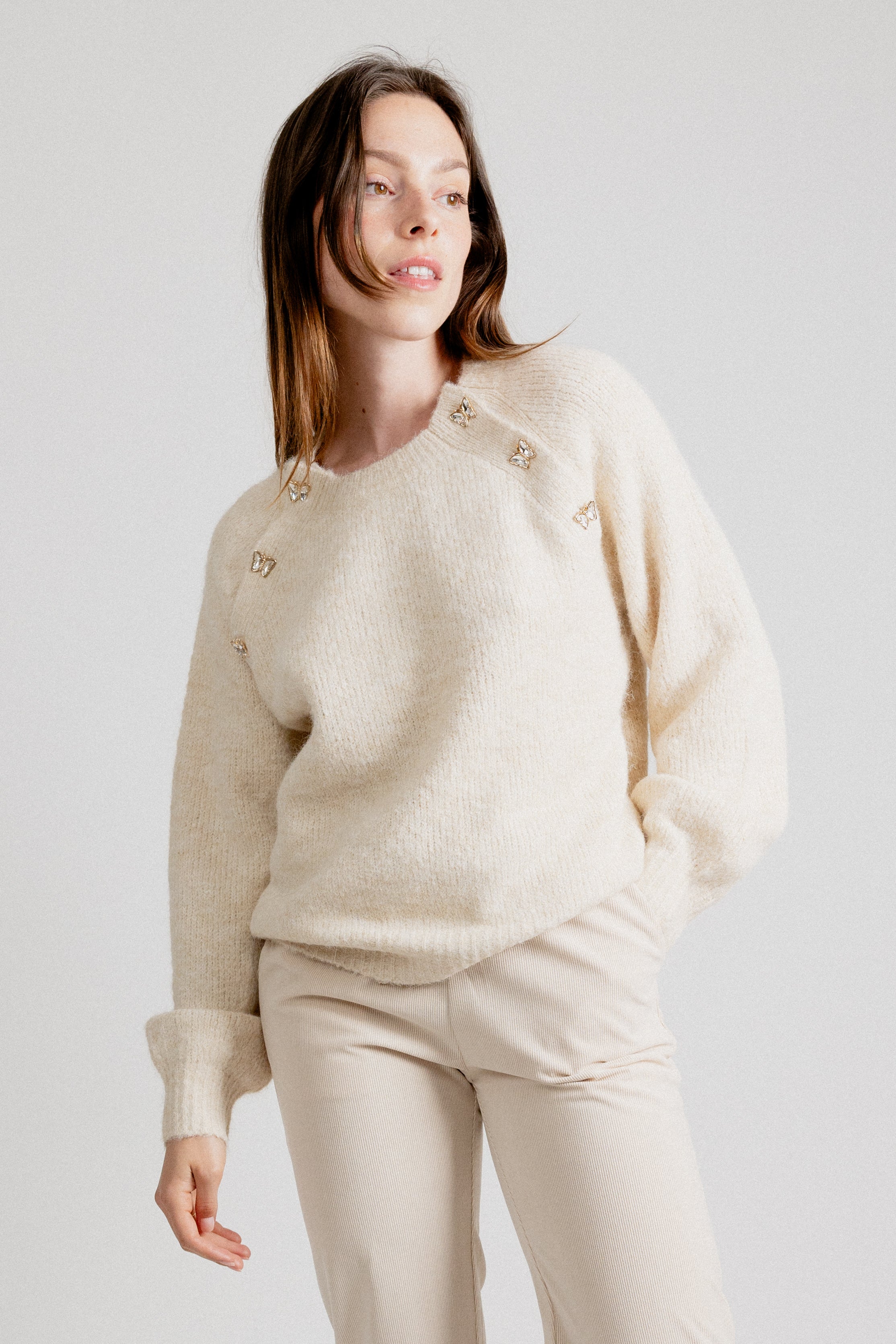 NICE SWEATER - ECRU